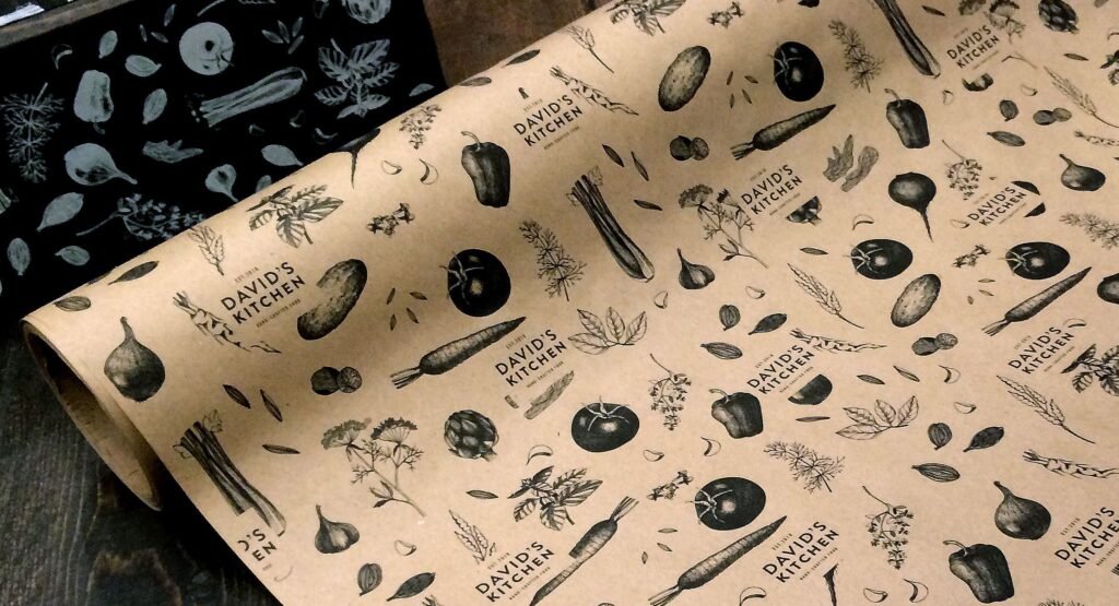 Custom kraft paper
